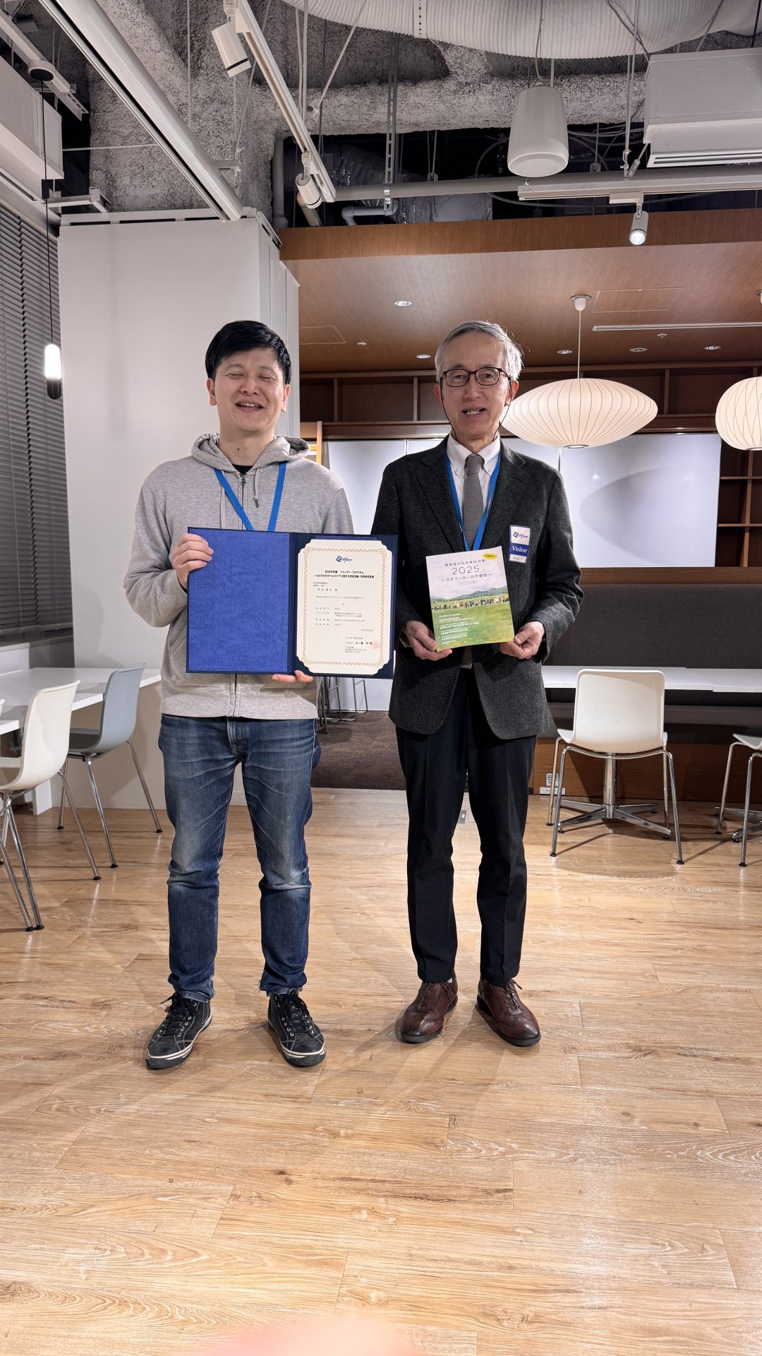 ファイザープログラムの授賞式に参加・発表しました！